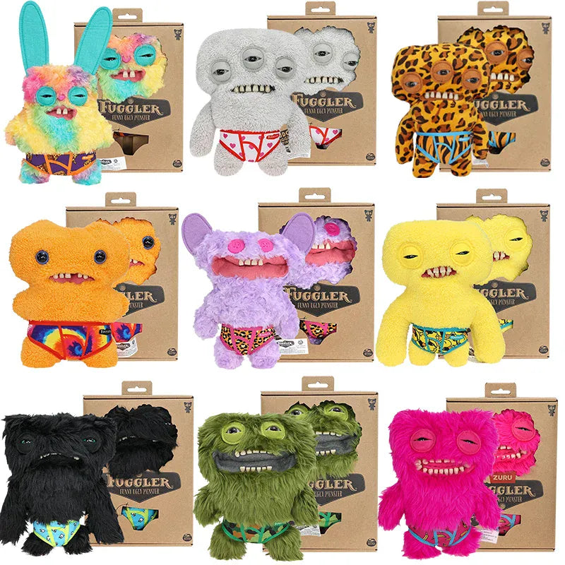 100% Original Fuggler Funny Ugly Monster Plush Doll Old Tooth Fuggler Stuffed Doll Peluche Toys Collectible Gifts