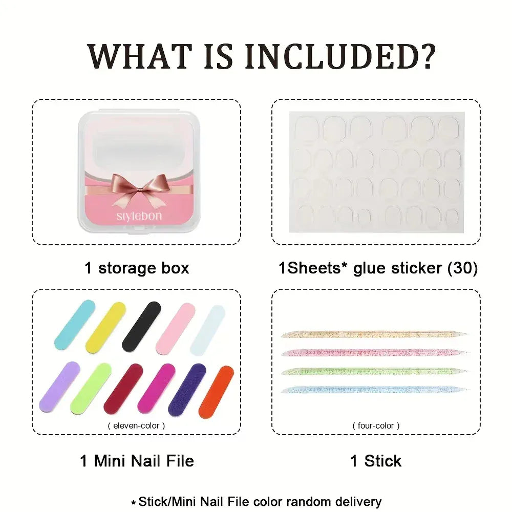 10pcs Medium Oval Handmade Nails Autumn/Winter Blue-Brown Cat Eye Press on Nail for Women&Girl Heart Bow Removable Wearable Nail