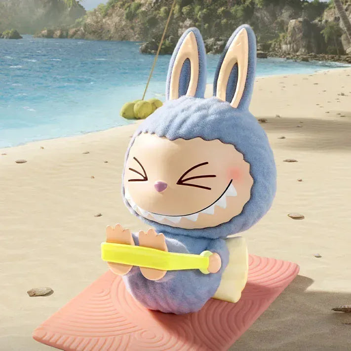 POP MART LABUBU THE MONSTERS Lazy Yoga Series Blind Box Guess Bag Desktop Decoration Cute Model Gift Girl Blind Bag Toys