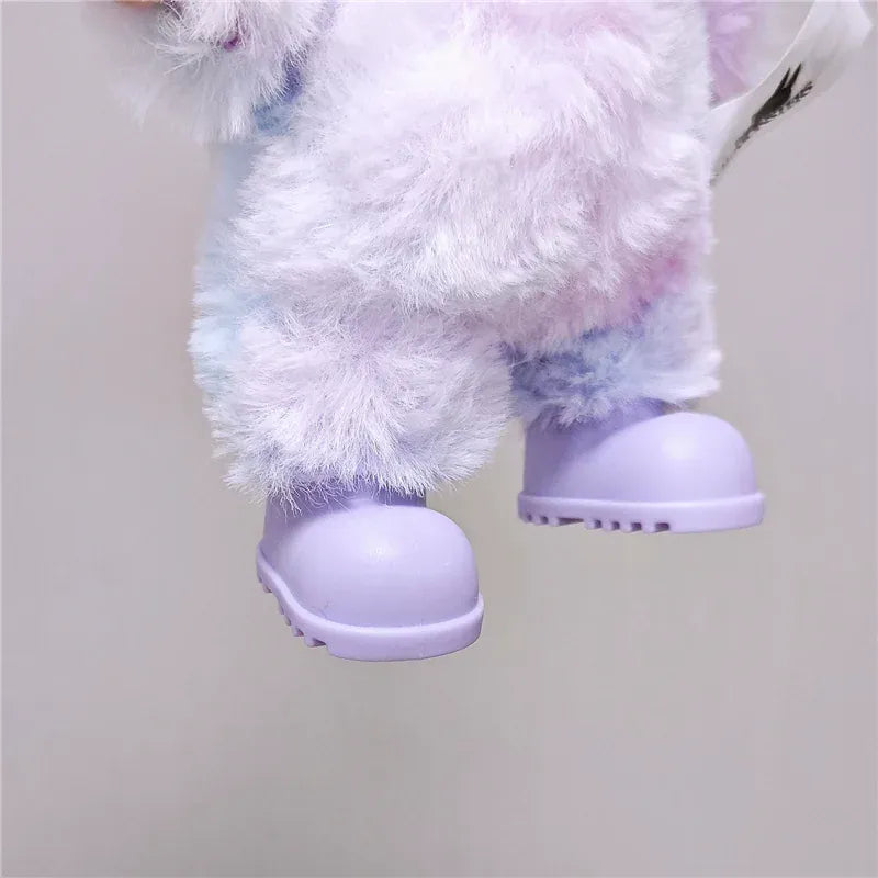 Workwear Outfit Clothes For Labubu Doll Fast Food French Fries Hamburgers Fahsion Coffee Apron Cosplay Clothing Accessories